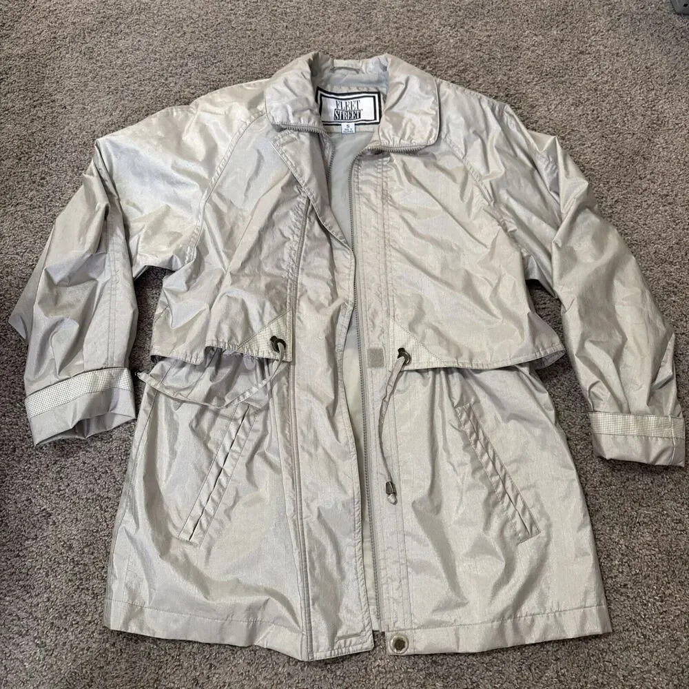 Fleet Street Winter Womens Coat Jacket‎ Removable Hooded Lined Small Thermoloft